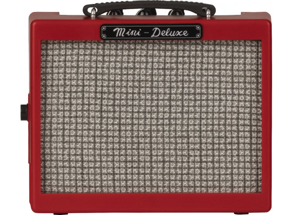 Fender  Mini Deluxe Amp Texas Red  - Fender Mini Deluxe Texas Rojo Combo, 1,5 vatios, salida de auriculares, Dimensiones: 15 x 11,5 x 7 cm, 