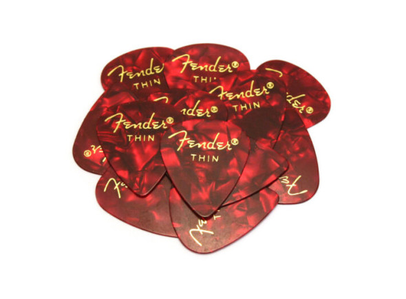pua de guitarra Fender Premium Celluloid 351 Shape Picks Thin Red Moto 12-Pack pua de guitarra Fender Premium Celluloid 351 Shape Picks Thin Red Moto 12-Pack