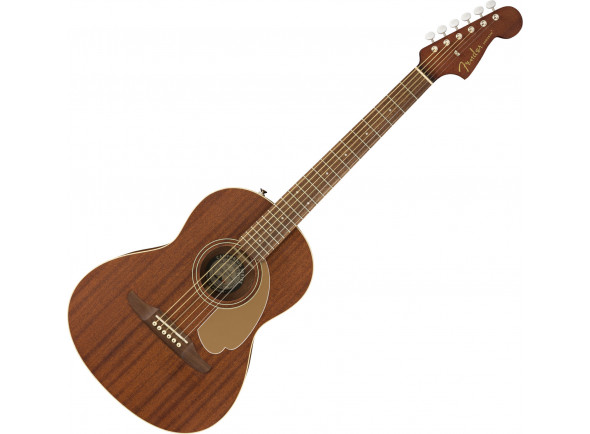 Fender  Sonoran Mini Natural  - Tipo clásico, Tamaño 3/4, Corte No., color marrón, Caoba, Aros y fondo de caoba, 
