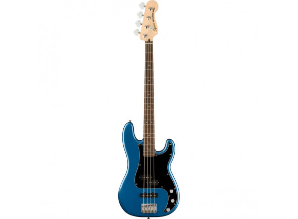 Fender Squier Affinity Series Precision Bass PJ Laurel Fingerboard Lake Placid Blue - Bajo eléctrico de 4 cuerdas de la serie Squier Affinity., Acabado azul Lake Placid de alto brillo., Construcción atornillada con longitud de escala de 34