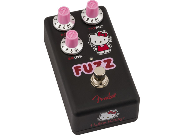 Pedal de distorsión Fender x Hello Kitty Black Fuzz Pedal