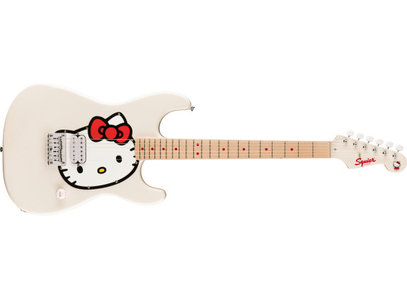 Fender  x Hello Kitty White Stratocaster Limited Edition