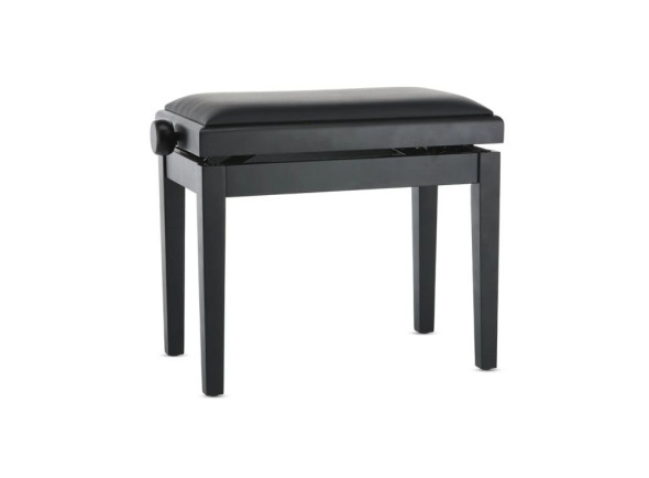 GEWA 130001 Banco de Piano Deluxe Vinyl Preto Mate