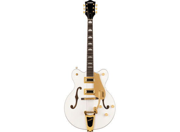 Guitarras de formato Double Cut Gretsch G5422TG Electromatic Classic  Bigsby Gold Hardware Laurel Fingerboard Snowcrest White