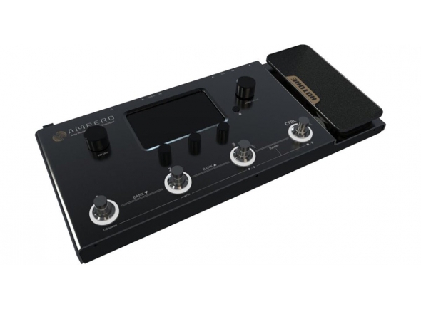 HoTone Ampero - Pedal de efectos para guitarra eléctrica, Modelado de procesador de efectos DSP dual para hasta 9 efectos simultáneamente, Compatibilidad adicional con respuestas de impulso (de terceros) (cargador...