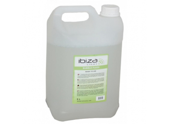 Ibiza Líquido de Bolhas Standard 5L - Líquido de burbujas, Capacidad: 5 litros, Este líquido no se considera Peligroso y cumple estrictamente con las Normas Internacionales., 