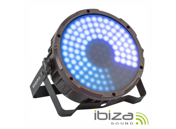 Ibiza   Projector PAR C/ 175 LEDS RGB DMX - Proyector con LED RGBW y efectos de control, Número de LED: 175 LED, 175 LED RGB, 16 efectos, Automático, MAESTRO-ESCLAVO, 28 canales DMX, Voltaje de funcionamiento: 110-240V~50/60Hz, Dimensiones: ...