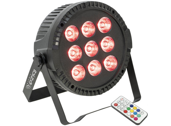 Ibiza  Projector Par c/ 9 Leds 6W RGBW DMX