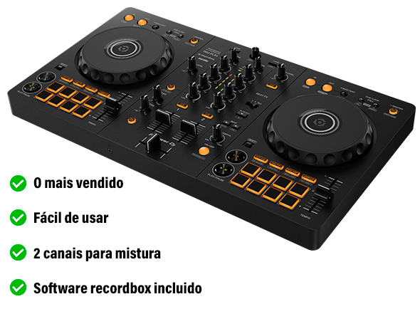 Pioneer DJ DDJ-FLX4 Controlador de DJ para Principiantes