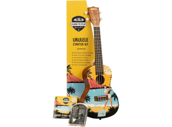 Ukelele Concierto Kala LTP-C-EBH Elvis Starter