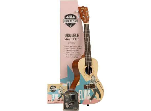 Ukelele Concierto Kala LTP-C-ERB Elvis Starter Kit