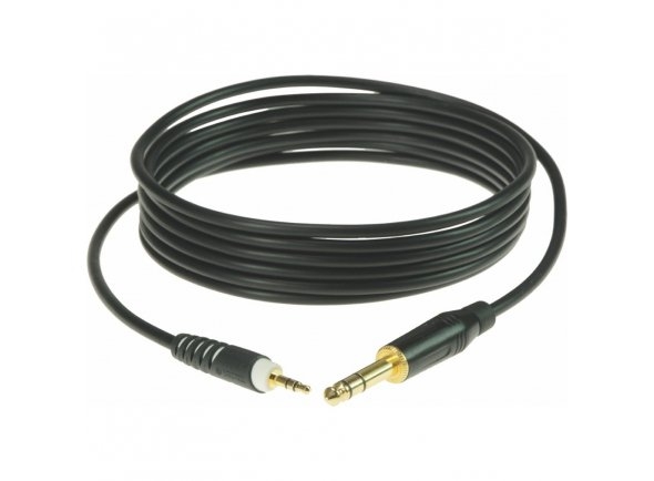 Klotz AS-MJ0300 - DESCRIPCIÓN Klotz AS-MJ0300, Cable TRS/miniTRS de 3 metros, Conector de 3,5 mm / 6,5 mm, Cable de audio estéreo compatible con todas las entradas jack hembra de 3,5 mm-6,5 mm, Contactos de oro de 2...