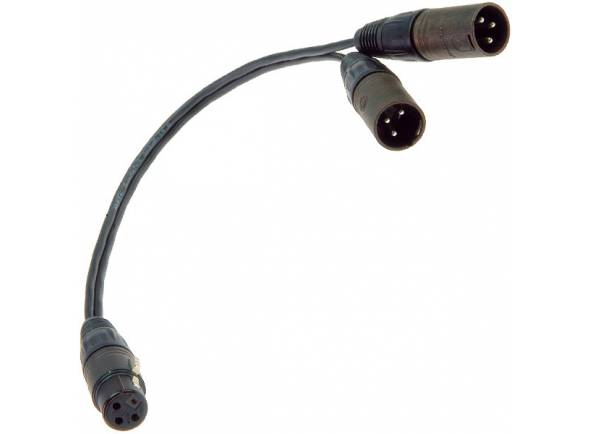 Klotz PYB5N - Cable adaptador mono XLR hembra / 2 XLR macho, fichas NEUTRIK, Muy flexible y duradero., 