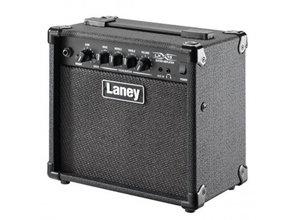 Laney  LX15  - 15 W de enorme tono Laney a través de dos altavoces, Ecualizador de 3 bandas para esculpir tonos, Interruptor de disparo para tonos distorsionados, Salida de auriculares para practicar en silencio,...
