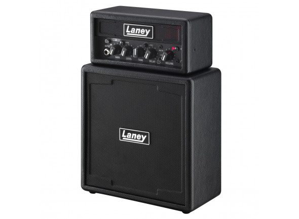 Laney  Ministack-B-Iron  - Amplificador combinado de transistores con Bluetooth para guitarra eléctrica, Amplificador de sobremesa compacto alimentado por batería, Con Laney LSI (Laney Smartphone Insert) - conecta el amplifi...