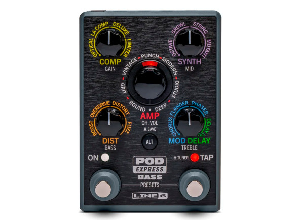 Pedales de efectos para bajo Line6 Pod Express Bass