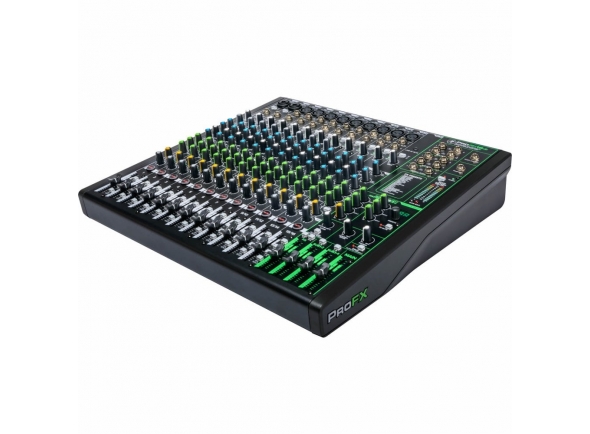 Mackie ProFX16v3 - mezclador de 16 canales, 11 entradas de micrófono con ecualizador de 3 bandas en todos los canales con control de frecuencia media variable (los canales 15/16 cuentan con un ecualizador de 3 bandas...