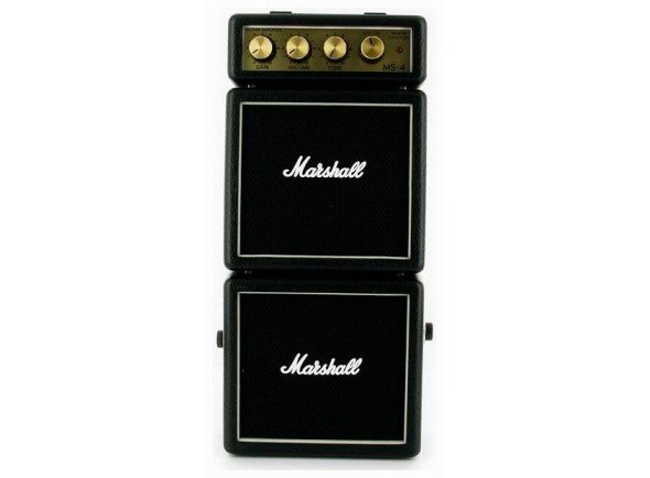  Marshall MS-4  B-Stock 
	
	Combo de guitarra eléctrica Marshall MS-4. Electrónica: Clean/Ovredrive; Volumen; tono; Ganar. Potencia máxima: 2W. Altavoz de graves: 2&#39;&#39;.

