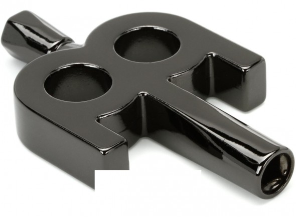 Meinl Kinetic Drumkey Black Nickel - Acabado negro metalizado, 75 gramos de peso, Diseño exclusivo, 