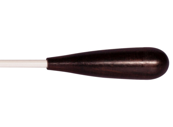 Montford Baton 16″ White Lacquer Ebony Taper