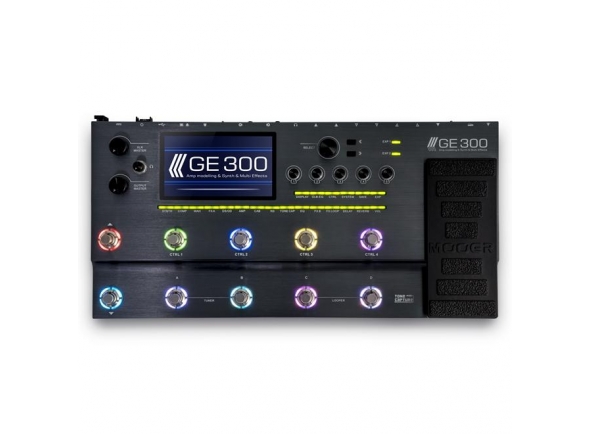 Mooer Ge 300 - Procesador multiefectos, Función ToneCapture incorporada con 4 modos (Amp / Stomp / Guitar / Cab) para capturar el sonido de su equipo favorito, 108 simulaciones de amplificador de alta calidad, 43...