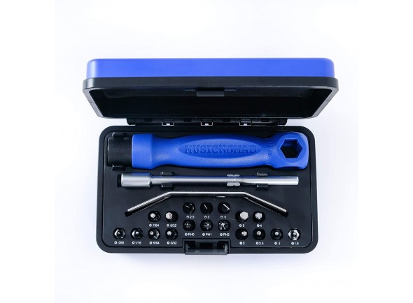 Musicnomad Premium Guitar Tech Screwdriver and Wrench Set - 12 llaves Allen: 0,050