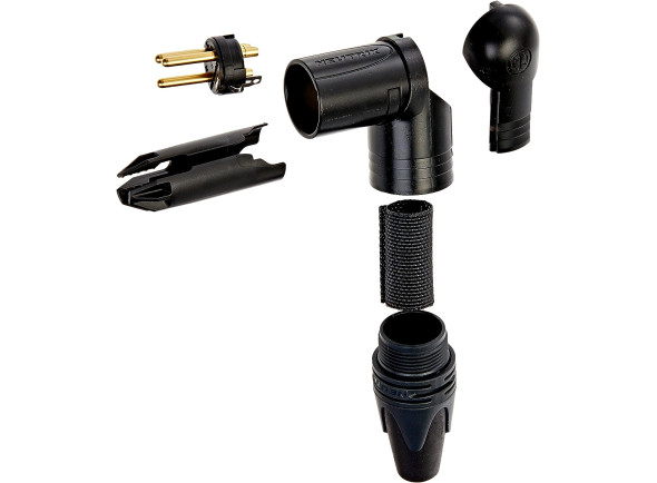 Neutrik  NC3MRX-BAG Ficha XLR Macho Angulado