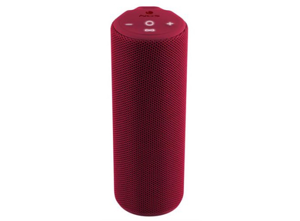 NGS   Roller Reef Red - Sonido: 20W, color rojo, caracteristicas:Bluetooth 5.0, Verdadero inalámbrico, Micrófono para conversación manos libres, amplificación de sonido, 