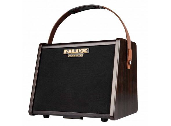 Nux   AC-25  - Sonido cálido de 25 W con tecnología de modelado de amplificador. (Equipo de escena / LBox)., Placa de reverberación y salón., Doble canal para instrumento y micrófono., La energía de la batería pa...
