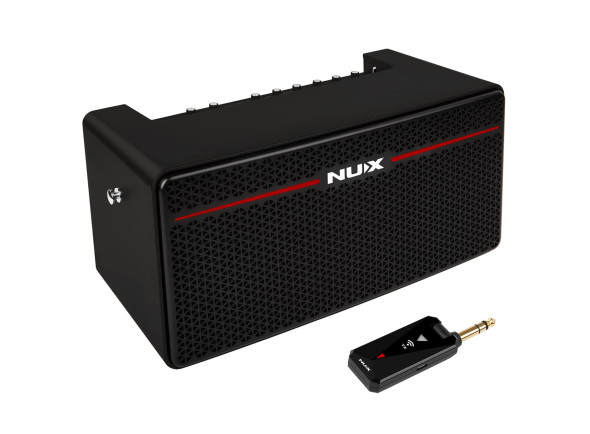 Nux   Mighty Space - Amplificador estéreo de modelado compacto alimentado por batería, Con FX/IR/Drum Looper/Bluetooth/Transmisor inalámbrico, Potencia: 30W, Altavoz: 2x 4
