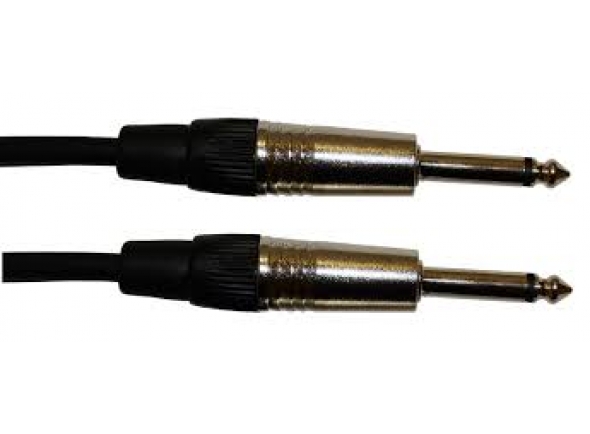OQAN QABL JPM-03-JPM - Cable de instrumento Jack mono recto / jack mono recto de 6,3 mm, 3 metros, conectores robustos, 