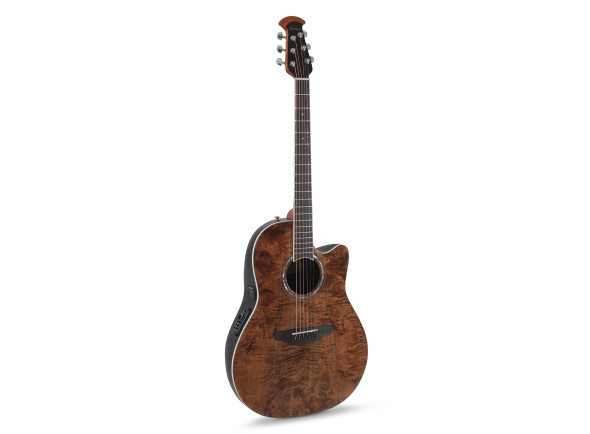 Ovation Celebrity Traditional Plus CS24P Mid Cutaway Nutmeg Burled Maple