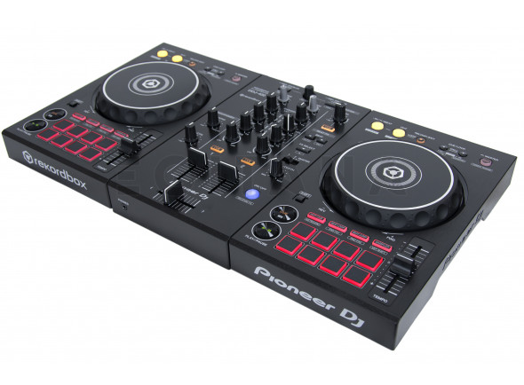 Pioneer DJ DDJ-400  B-Stock - Pioneer DJ DDJ-400 Controlador de DJ profesional de 2 canales, Tarjeta de sonido integrada Pioneer DJ DDJ-400, 16 almohadillas táctiles retroiluminadas/efectos integrados, Software de DJ Rekordbox ...