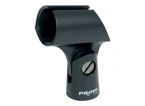Proel  APM10 Black Mic Holder  - Soporte de micrófono ABS (Ø Min-Max: 22 - 26 mm)., 