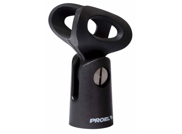 Proel  APM35S  - Soporte de micrófono ABS pequeño (Ø Min-Max: 22 - 27 mm)., 