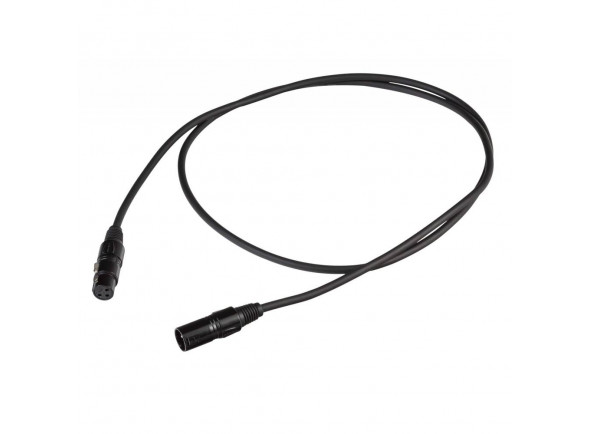 Proel  BULK330LU05 0.5m  - Cable DMX prefabricado para señal DMX512 con montaje de cable PROEL XLR 3P hembra - Conexiones de montaje de cable macho PROEL XLR 3P/XLR3FVPRON - DMX - XLR3MVPRON., Longitud: 0,5 m., Color disponi...