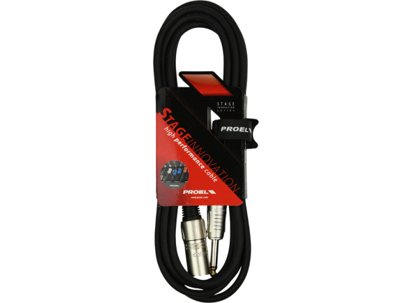 Proel  STAGE295LU3 audio cable TS / XLRm 3m