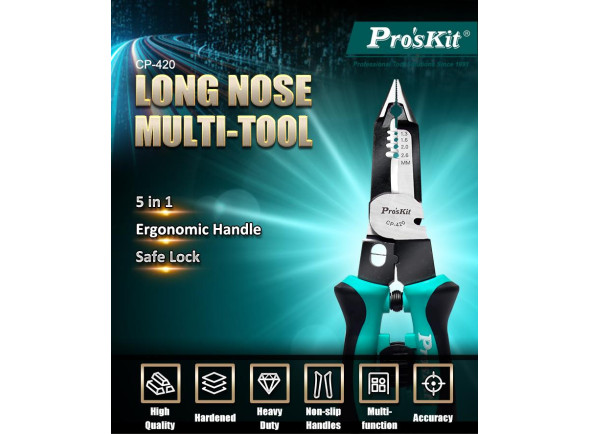 PROSKIT   Alicate Multifunções 5 Em 1