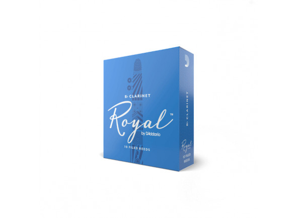 Rico Royal  Bb Clarinet Reeds, Strength 1.5, 3-pack - ideal para estudiantes, Diseñado para facilitar, Precios asequibles para educadores y padres, Cuenta con un corte archivado para mayor claridad., 