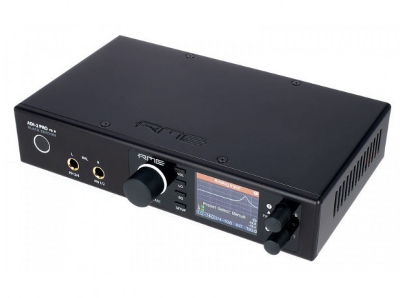 RME  ADI-2 Pro FS R Black Edition  - Convertidor USB AD/DA de gama alta y amplificador de auriculares, Frecuencias de muestreo de hasta 768 kHz (PCM), Microprocesador AK4493 DAC, Reproducción y grabación DSD, Reserva de nivel analógic...