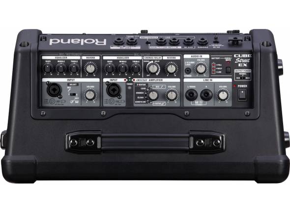 <b>Roland CUBE STREET EX Coluna Amplificada com alimentação a pilhas para Guitarra, Sintetizadores e Vocalistas</b>