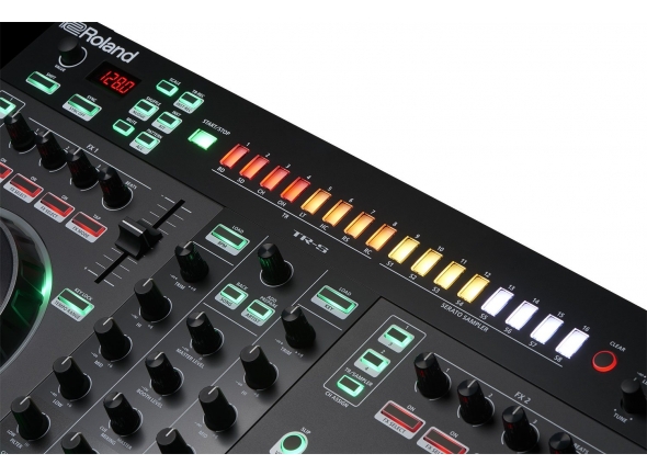Roland DJ-505 controlador DJ serato caixa de ritmos TR-909, TR-808, TR-909, TR-606, TR-707