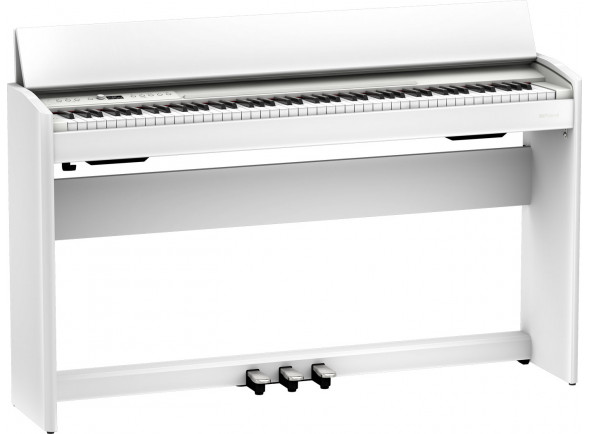 Roland F701 WH Piano Digital <b>DELUXE Satin White</b> - Roland F701 WH Piano Vertical BLANCO SATINADO con USB y Bluetooth, Teclado de acción de martillo + Polifonía de 256 voces + 324 sonidos + 377 canciones, El sistema de sonido de 24 W reproduce un so...