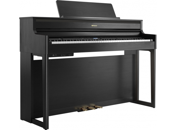 Roland HP-704 CH - Garantía Roland de 10 años, Generación de tonos de modelado de piano súper naturales (polifonía ilimitada), Teclado PHA-50 de 88 teclas: estructura híbrida de madera / plástico con punto de presión...