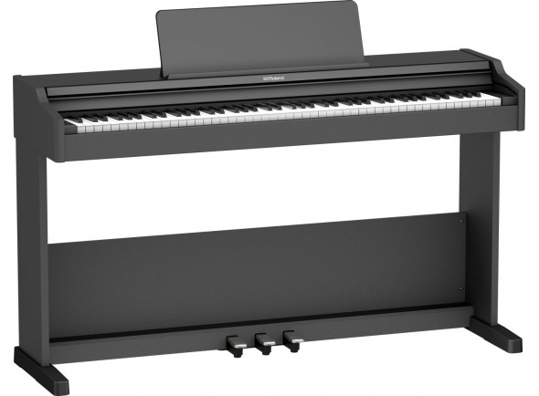 Roland RP107 BKX <b>Platinum</b> Piano Preto PHA-4 - Piano vertical Roland RP107 NEGRO SATINADO con USB y Bluetooth, Teclado Hammer Action + 256 Voces Polifonía + 15 Sonidos + 377 Canciones, Funda para teclado + 287 lecciones de piano + sistema de so...
