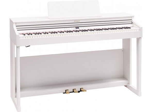 Roland RP701 WH Piano vertical Blanco satinado Premium Bluetooth - Roland RP701 WH Piano vertical electrónico blanco satinado, 88 teclas de acción de martillo estándar Roland PHA-4 con marfil sintético, escape y 100 niveles de sensibilidad al tacto, El teclado de ...