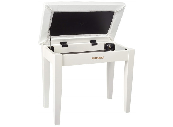 Banc de piano (satin blanc)