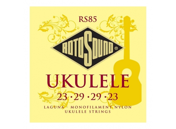 Rotosound RS85 - Calibres: 0.023, 0.029, 0.029, 0.023., Juego de cuerdas de calidad para ukelele., 
