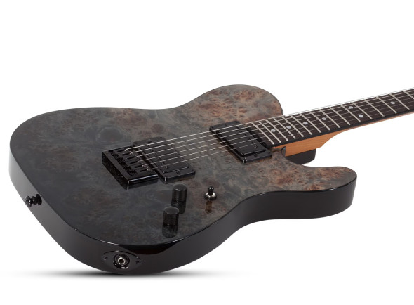 Schecter PT Standard Burl Black Fade Burst