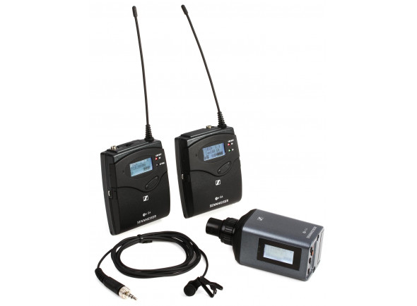 Sennheiser  ew 100 ENG G4 A-Band  - Sistema combinado de cámara inalámbrica UHF, Consta de: transmisor de petaca SK 100 G4, transmisor enchufable SKP 100 G4 y micrófono de condensador lavalier ME 2-II, Función direccional: omnidirecc...